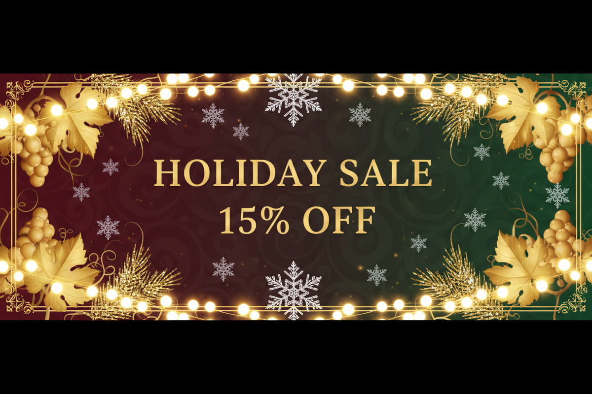 HOLIDAY SALE 15% OFF